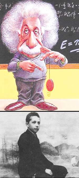 El joven Einstein obtuvo reconocimiento internacional en el año 1905.