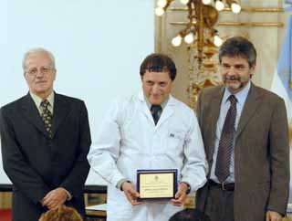 Un maestro entrerriano recibió la distinción.