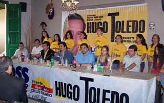 Lanzamiento. Toledo se mostró optimista en el crecimiento de Posadas.