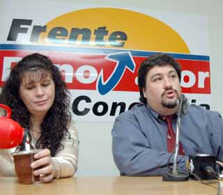 Desmentida. Closs y Giménez negaron que el espectáculo haya sido inmoral.