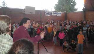 Proyectos. Closs y Giménez exponen sus ideas en los actos por el interior.