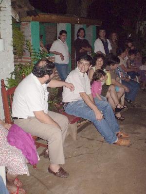 Joaquín Losada en la chacra 30 en Villa Dolores.