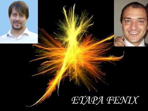 Emmanuel González Montgenegro (izquierda) y Pablo Rodríguez, los ganadores del concurso de la escultura "Bicentenario Misiones".