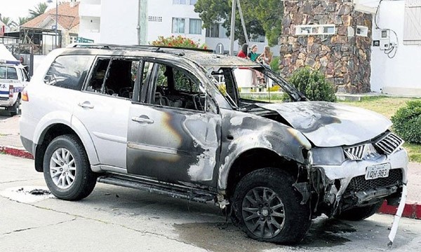 El vehículo involucrado en el accidente El vehículo involucrado en el accidente