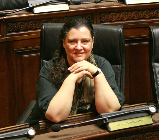 Diana Maffía, doctora en filosofía de la Universidad de Buenos Aires (UBA)