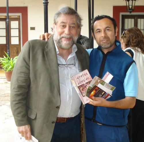 Representantes de escritores, Alejandro Vaccaro (Sade) y Aníbal Silvero (Sadem).