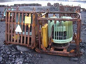 Generador RTG Soviético Abandonado en las costas del Mar Artico