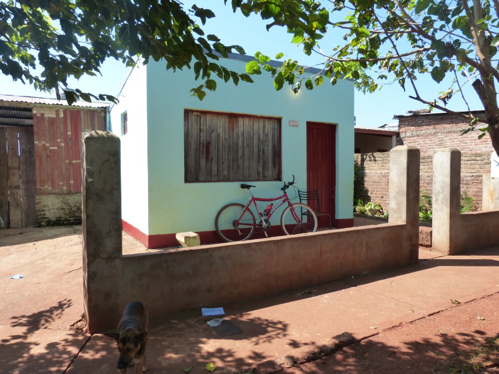 La vivienda de la familia de Gladis González en el barrio San Isidro