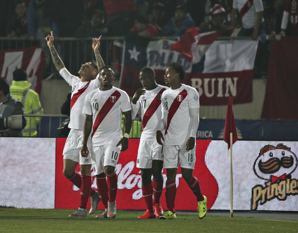 A 20 minutos del segundo tiempo Chile le gana  2 a 1 a  Perú, por un lugar en la final de la Copa America 2015. Foto: Enviado Especial