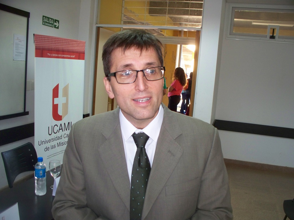 Marcelo Rudzinski, oftalmólogo de Oberá