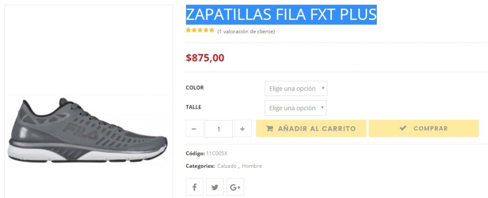 Zapatillas FILA FXT Plus