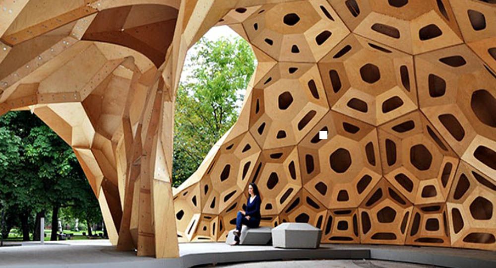 Pabellones de diseño con madera son una tendencia en la