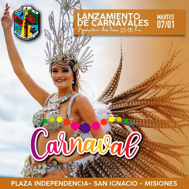Esta noche en San Ignacio con un desfile show, lanzarán los carnavales