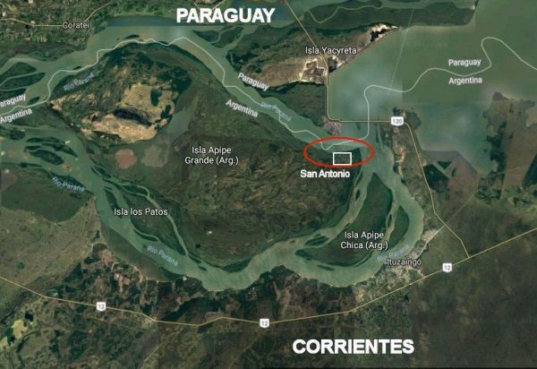 Correntinos renuevan reclamos a Nación por definiciones en conflicto con Paraguay por la Isla Apipé