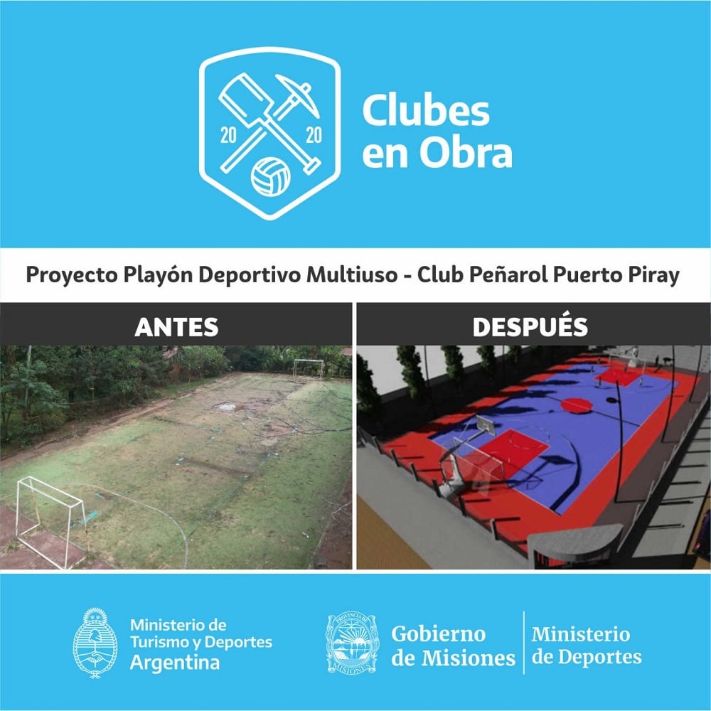 Programa Clubes en Obra: entidades deportivas de Misiones recibirán fondos  para mejoras de infraestructura - MisionesOnline