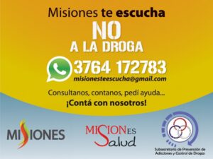 Subsidio para adictos en recuperación: teléfono de asistencia en Misiones