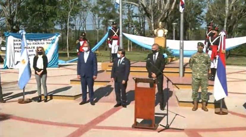 Vivo: acto oficial por el 170° Aniversario del Fallecimiento del General San Martín en San Ignacio Misiones