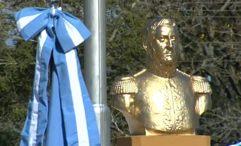 Vivo: acto oficial por el 170° Aniversario del Fallecimiento del General San Martín en San Ignacio Misiones