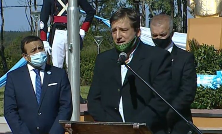 Vivo: acto oficial por el 170° Aniversario del Fallecimiento del General San Martín en San Ignacio Misiones