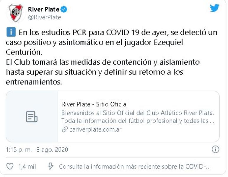 River Twitter