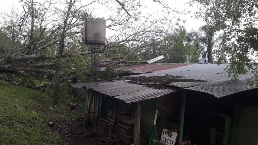 “No se descarta que hubo tornado de baja escala” dijo Marcelo Kusik sobre el vendaval que destechó 25 casas y provocó serios destrozos en San Vicente y Alba Posse