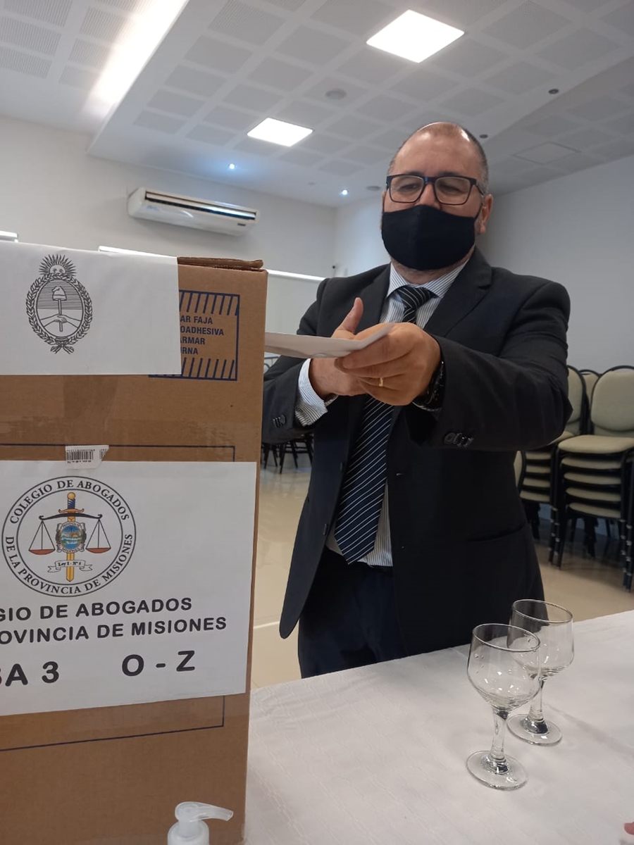 Fernando Orbe se impuso en las elecciones del Colegio de Abogados de Misiones