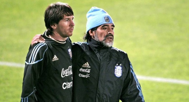 El mensaje de Messi tras la operación de Diego Maradona