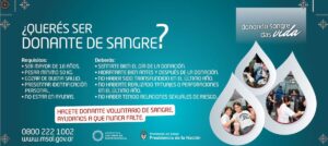 Día Nacional del Donante Voluntario de Sangre