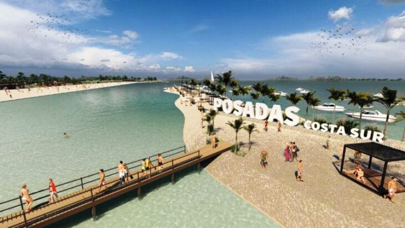 Imagen del proyecto: así quedaría la futura Playa Costa Sur de Posadas
