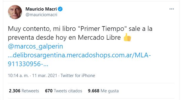 Libro de Mauricio Macri