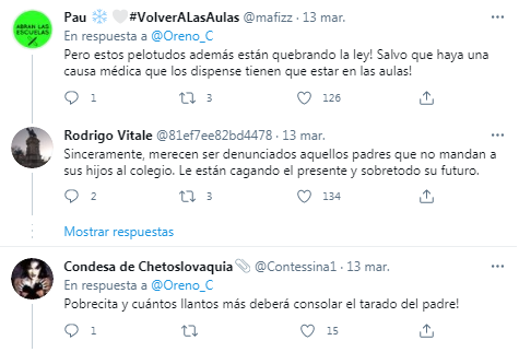 c2 Polémica en Twitter por los padres que se niegan a mandar a sus hijos a la escuela