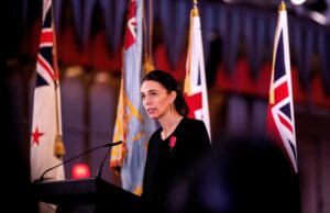 La primera ministra de Nueva Zelanda Jacinda Ardern