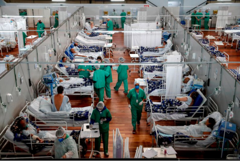 Colapso hospitalario en Brasil