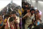 India: se casaron en un vuelo con 161 invitados para evadir las restricciones por Covid