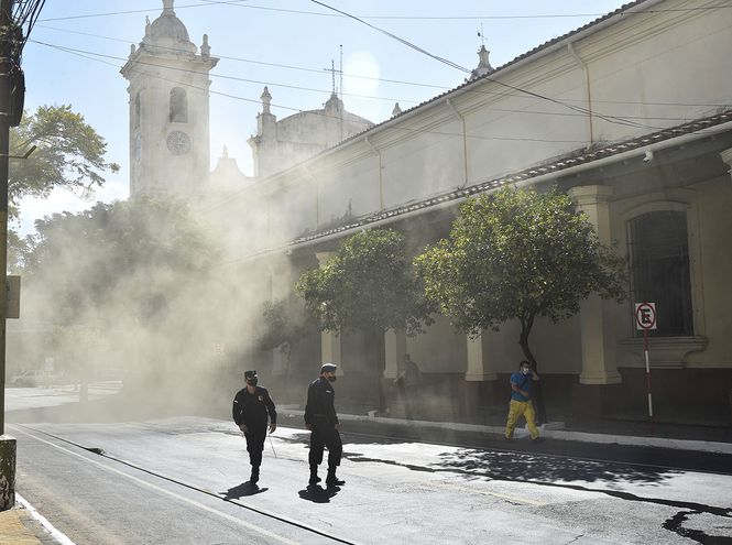 Incendio en la Catedral de Asunción