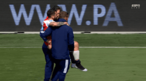 La horrible lesión que sufrió en Holanda del jugador Lucas Pratto 