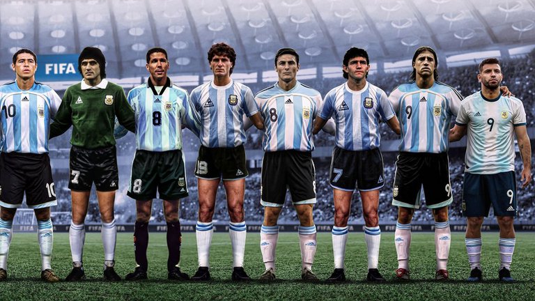 16 íconos de la selección argentina