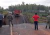 Se rompió un puente en Paraguay