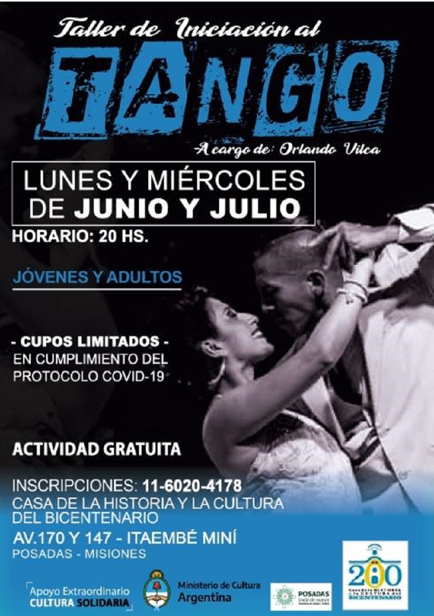 talleres de tango en Itaembé Miní