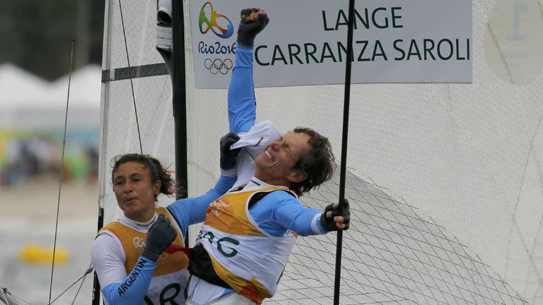 Santiago Lange y Cecilia Carranza