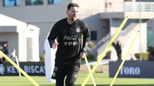 Selección Argentina llegó a Santiago
