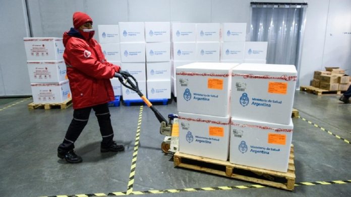 distribución de vacunas en Argentina