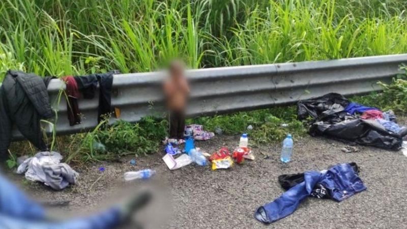 México: un niño hondureño de dos años fue encontrado solo en una carretera junto al cuerpo sin vida de un migrante 