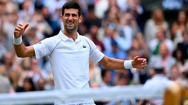 Wimbledon: Djokovic ganó y alcanzó el récord de 20 títulos de Grand Slam