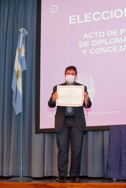 Elecciones 2021: diputados provinciales y concejales de Posadas, recibieron los diplomas tras su consagración en las legislativas del 6 de junio