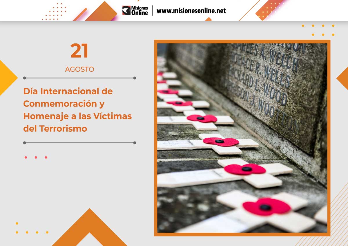 Hoy se conmemora el Día Internacional de Conmemoración y Homenaje a las Víctimas del Terrorismo: actos que propagan ideologías del odio y que hieren, dañan y matan a miles de personas inocentes cada año.