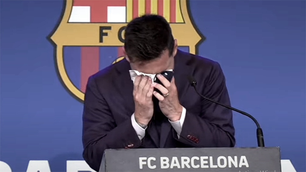 Lionel Messi se despidió del Barcelona entre lágrimas: “No estaba preparado para irme”