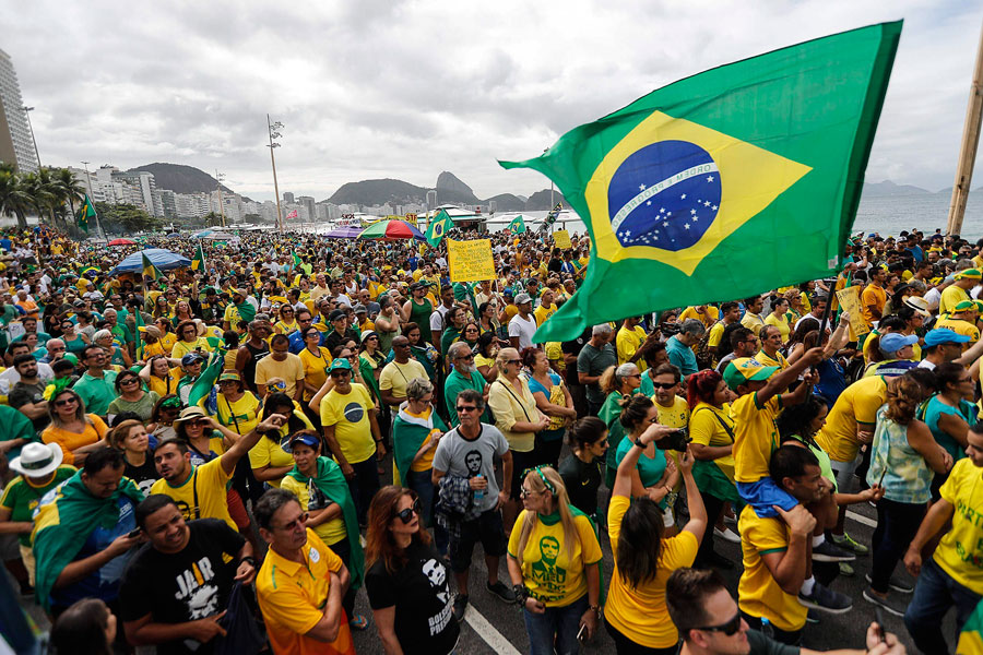 manifestaciones en Brasil