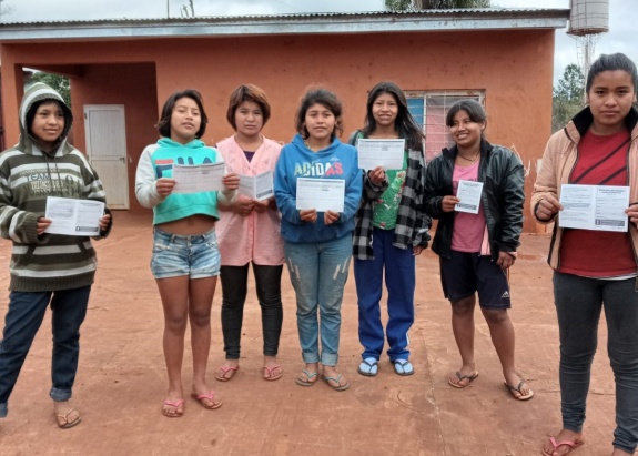 Vacunación en comunidades Mbya Guaraní