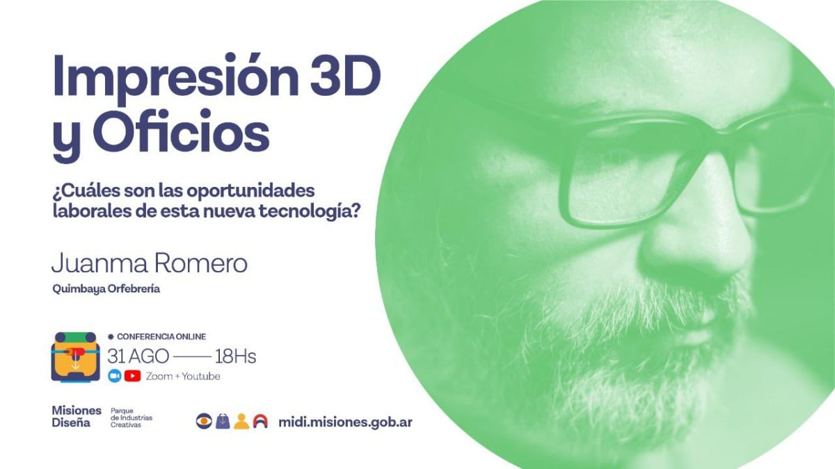 charla virtual sobre Impresión 3D